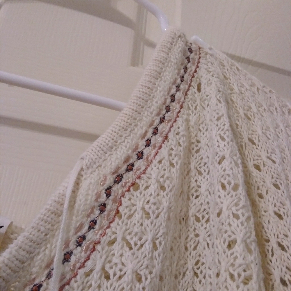 Lightweight white sweater